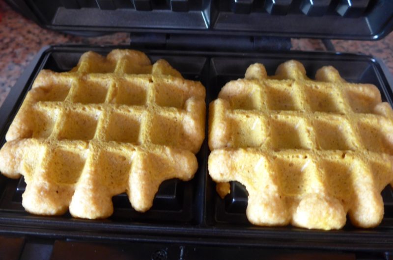 waffles abobora maca