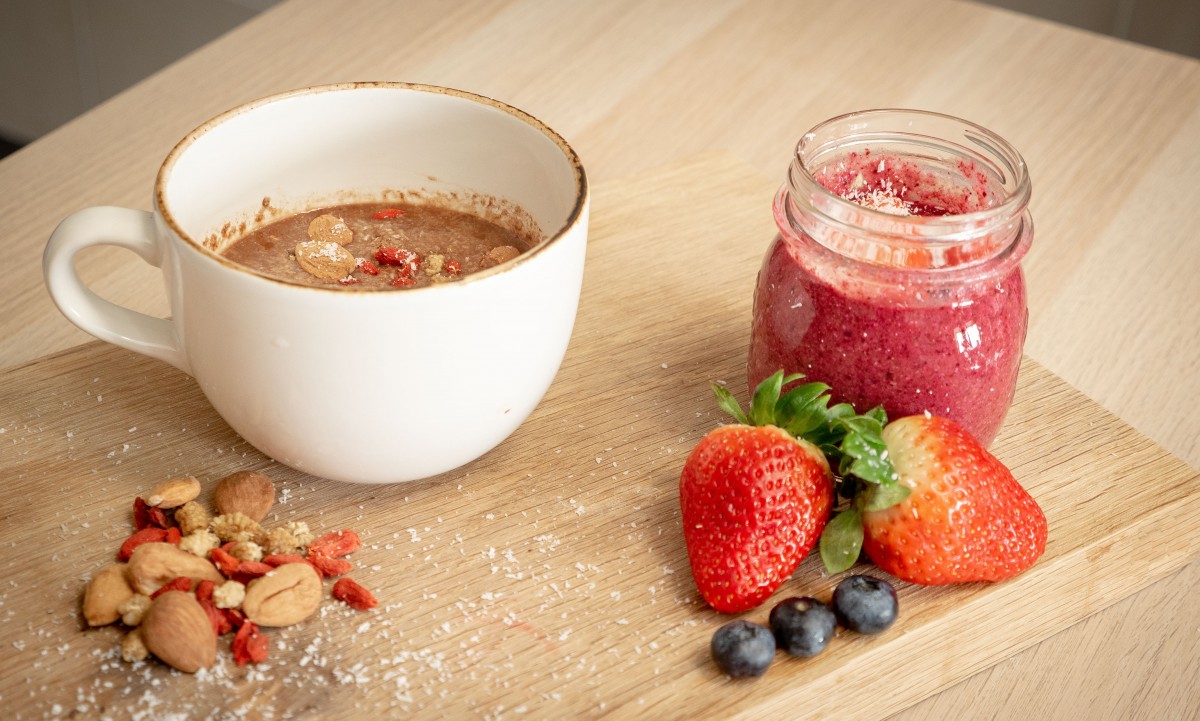 Dois pequenos-almoços com apenas 4 ingredientes