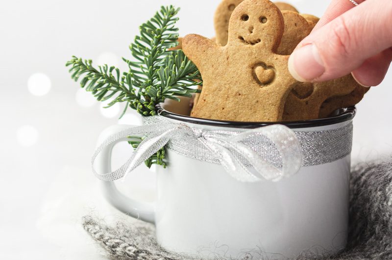 bolachas de gengibre vegan