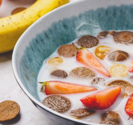 Cereais de pequeno-almoço (mini-panquecas)