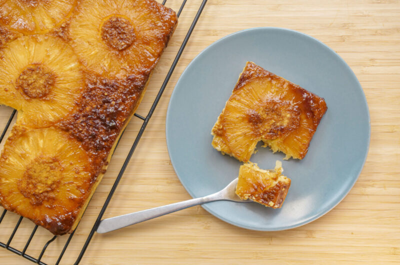 bolo de ananás invertido