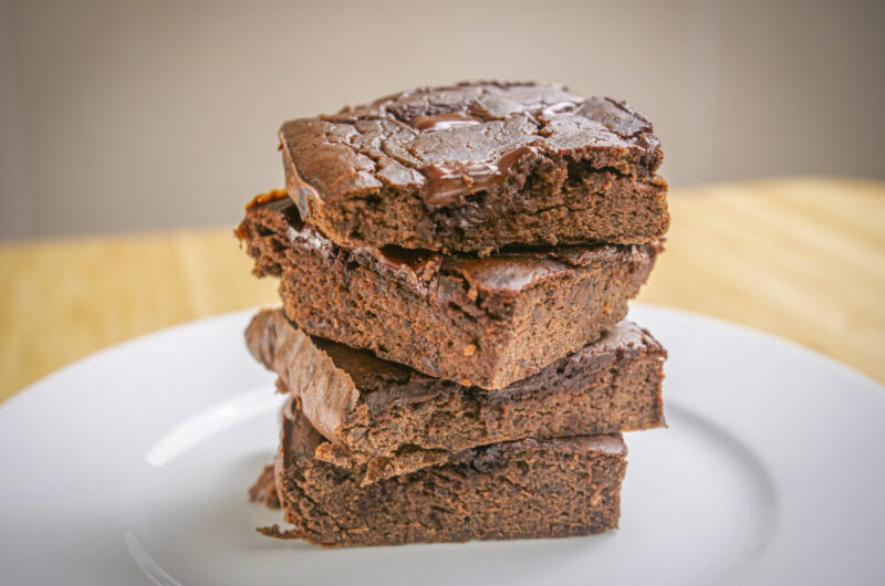 Brownies de chocolate e feijão preto