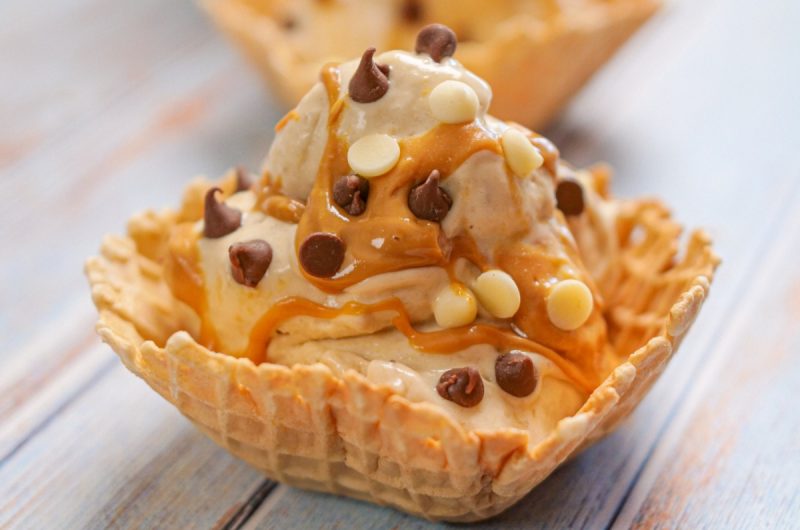 gelado manteiga de amendoim