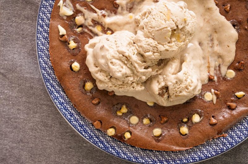 Bolacha gigante de chocolate