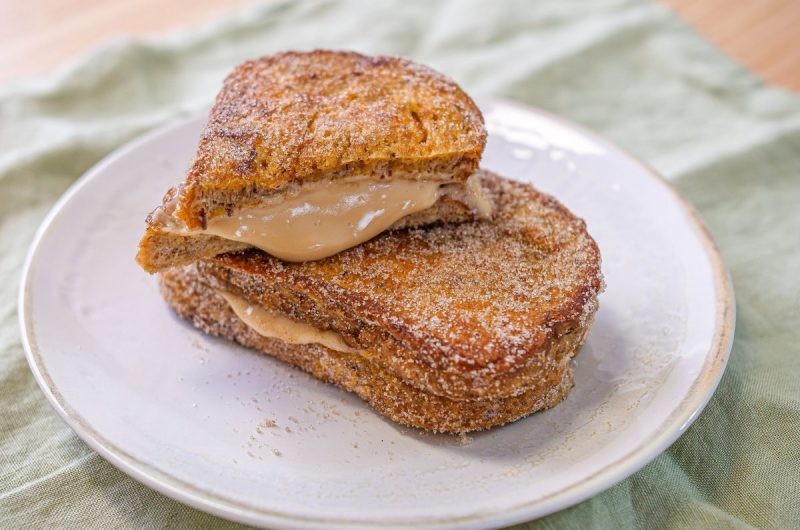 rabanadas com doce de leite saudavel