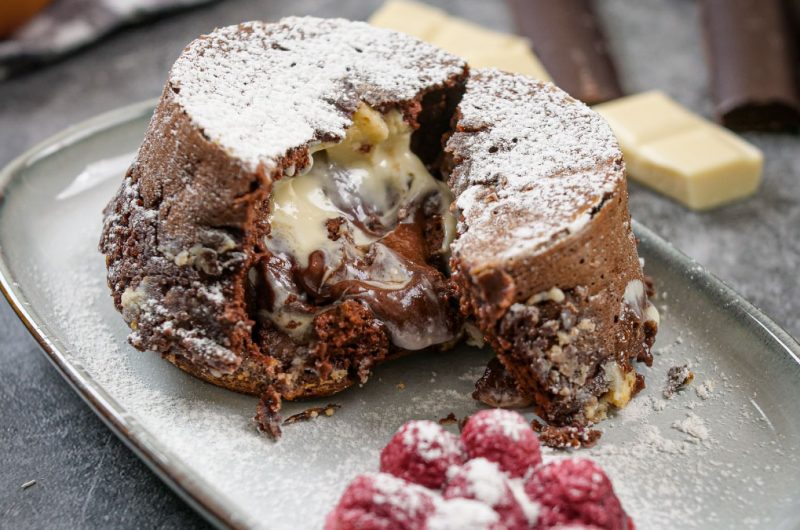 lava cake de pistachio