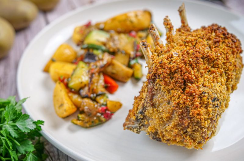 carre de borrego na airfryer