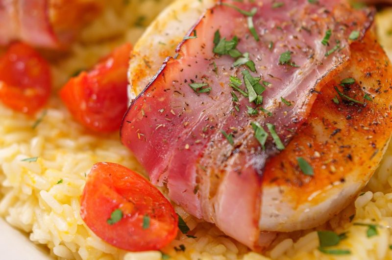 receitas económicas: medalhões de pescada com bacon