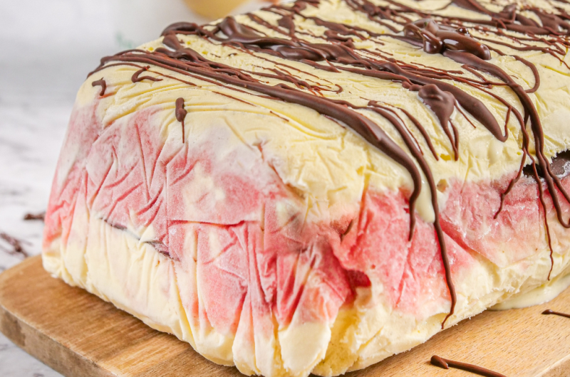 vienneta caseira baunilha e morango