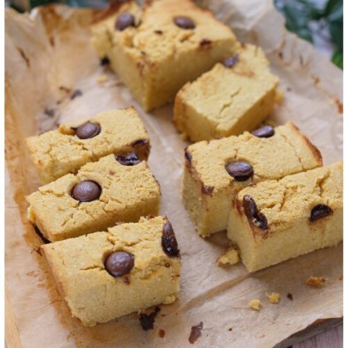 brownies de batata doce