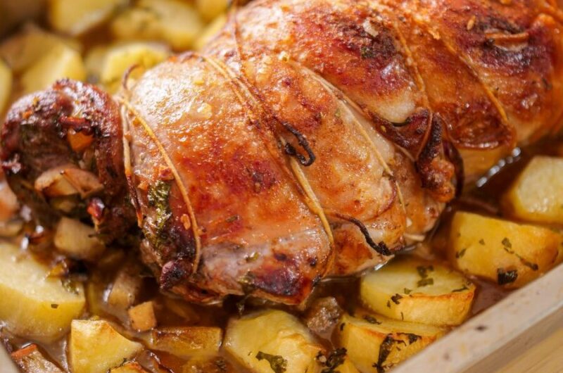 perna de peru recheada