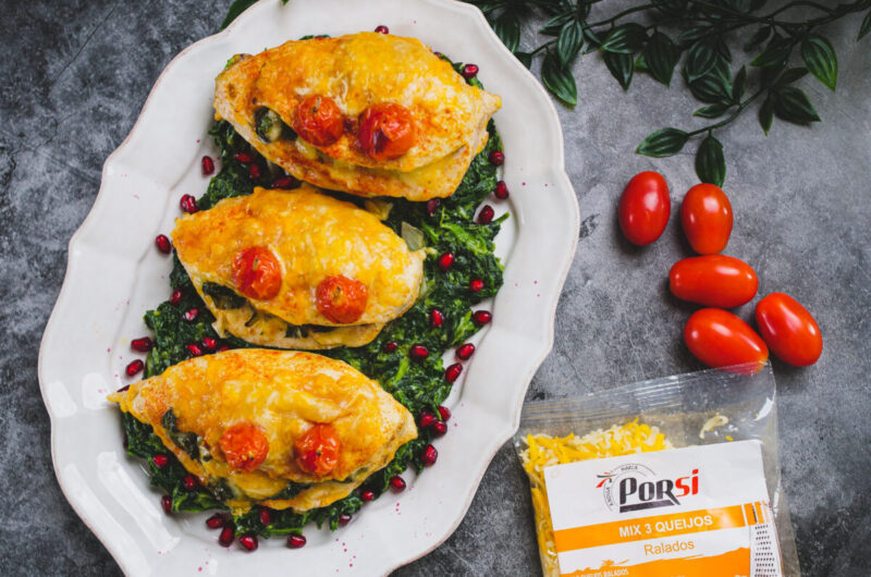 peito de frango recheado