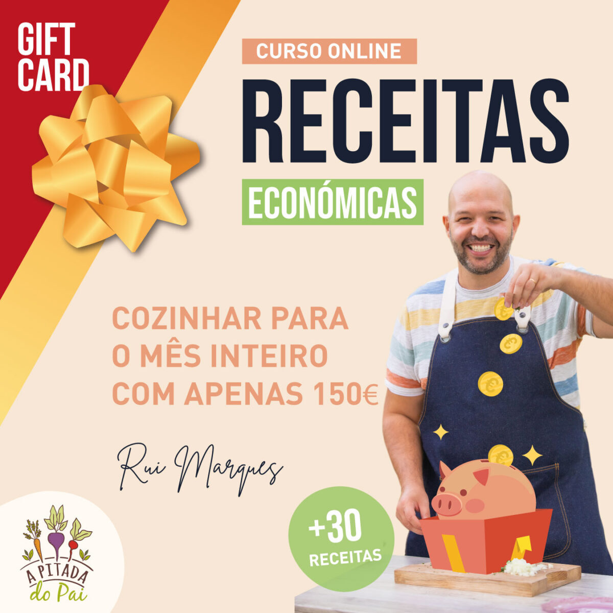 GIFT CARD CURSO RECEITAS ECONÓMICAS