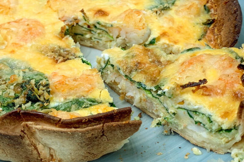 quiche de camarão