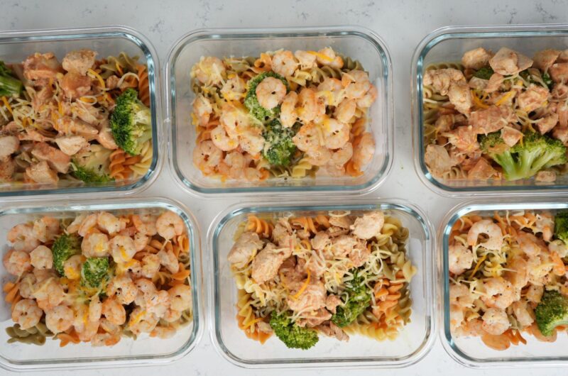 frango gratinado com brócolos