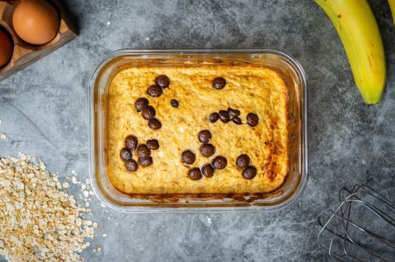 Pão de banana e chocolate